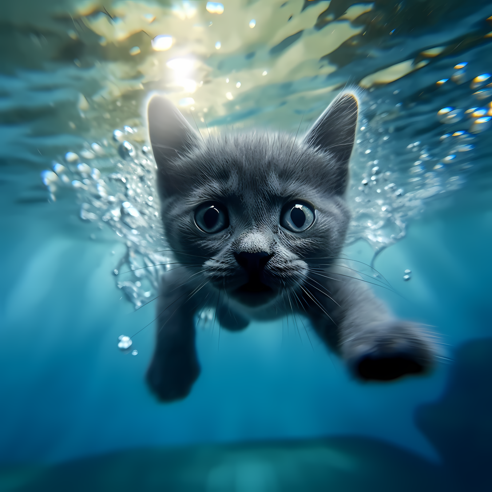 Water cat
